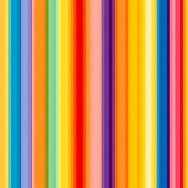 Фото Красочный полосатый фон с большим количеством различных цветов генеративный ай