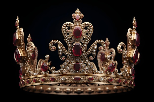 写真 透明な背景に分離された王冠