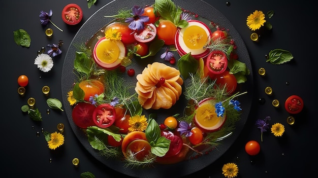 Фото Вкусный минималистский салат