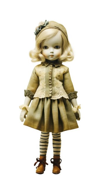 Фото Кукла с платьем на ней.