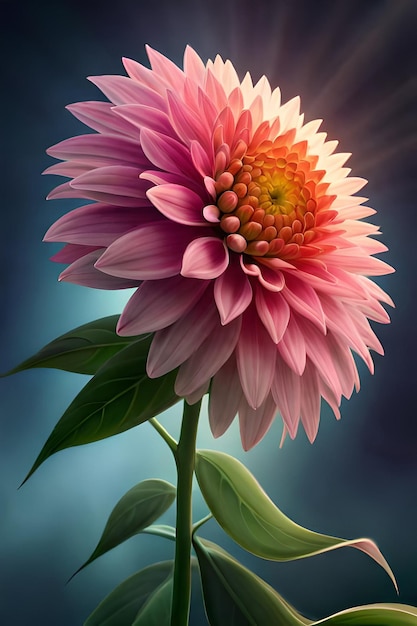 사진 핑크 빛을 발하는 꽃