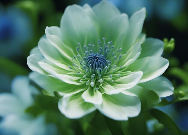 写真 自然の中の花は美しいピンクの花びらを閉じる