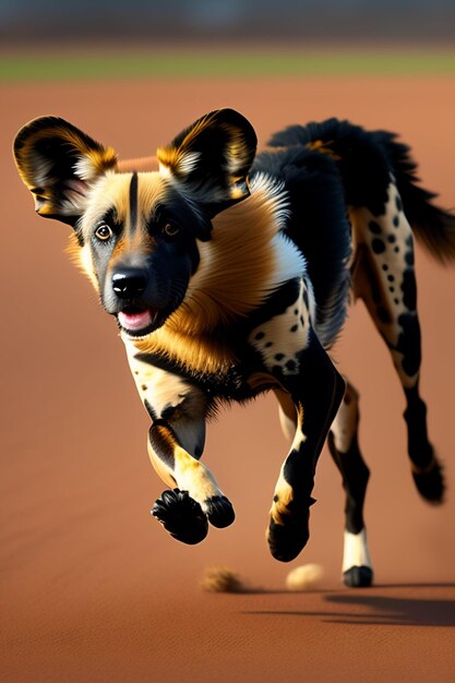 Foto a_flying_wild_dog_1 jpg