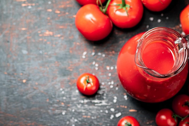 写真 トマトジュースのフルジャグ