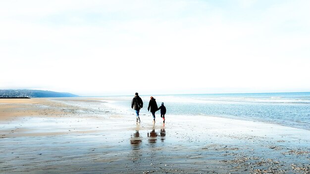 写真 ノルマン海岸の恋の瞬間