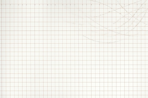 写真 方程式をグラフに描くためのグリッドラインのグラフペーパー