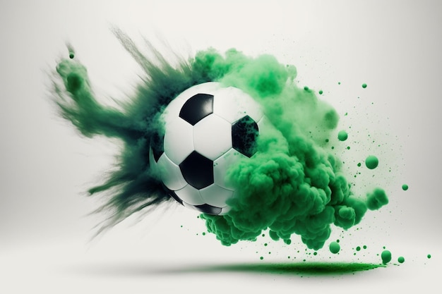 [Image: a-green-and-white-soccer-ball-is-being-k...-44970.jpg]