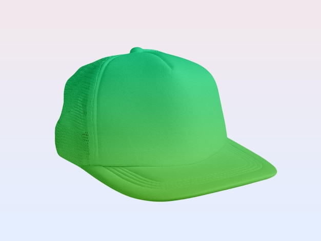 사진 모자를 쓴 초록색 모자와 함께 녹색 모자
