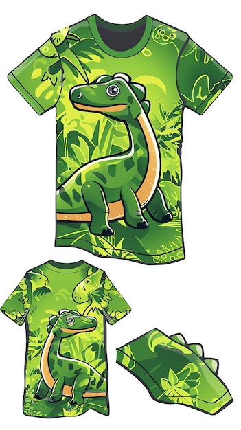 Фото Зеленый динозавр с буквами k t на нем