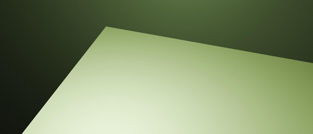 Фото Зеленый стол с белым верхушкой, на котором написано