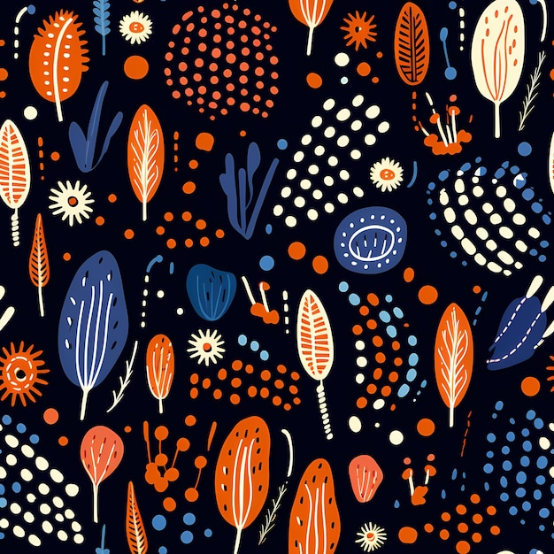 a_hand_drawn_colorful_pattern_with_different_designs