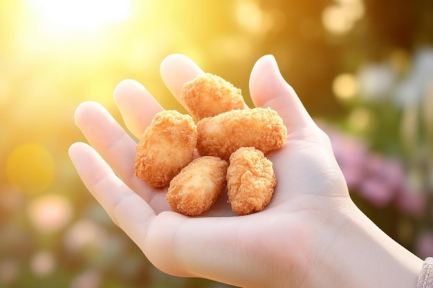 A_hand_holding_a_chicken_nugget_with_a_background_of_129_block_0_0jpg