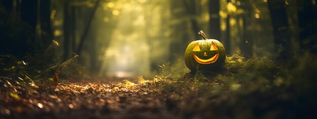 写真 笑顔のハッピーハロウィンかぼちゃ 05