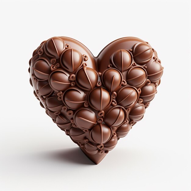 Фото Шоколад в форме сердца.
