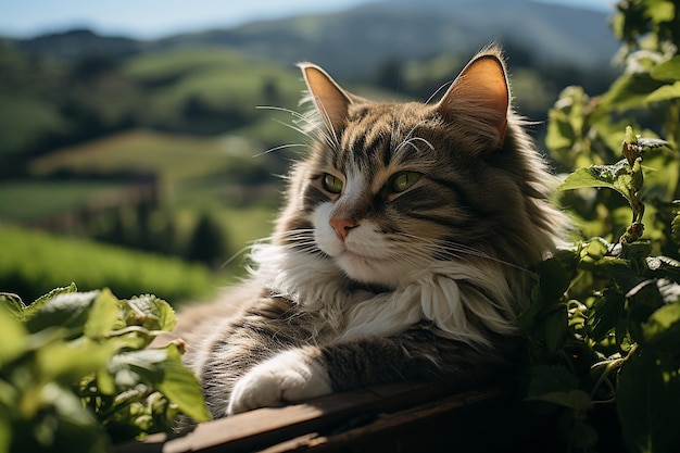 A_heartwarming_scene_of_a_cat_lounging_in_a_sunlit_coffe