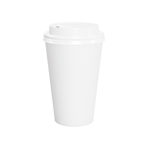 写真 白い背景に隔離されたコーヒーカップの画像