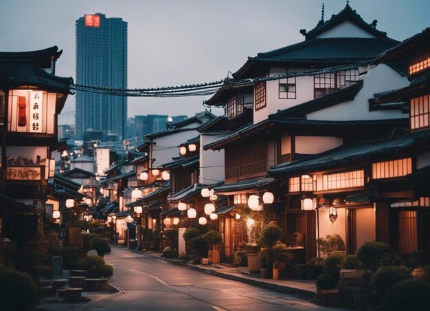 写真 日本の街景の風景