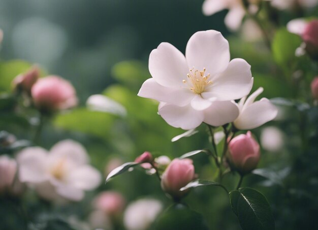 写真 ジャスミンの花の庭