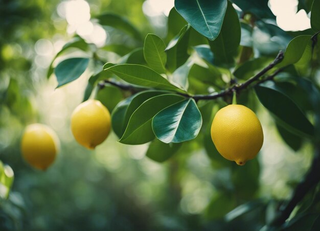 사진 정글 에 있는 레몬 나무