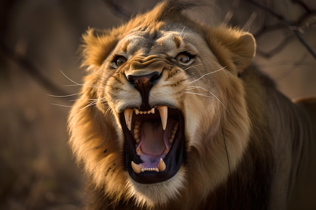 Close up photo of adult lion wallpaper, lion, yellow, animal, lion - Feline Löwe