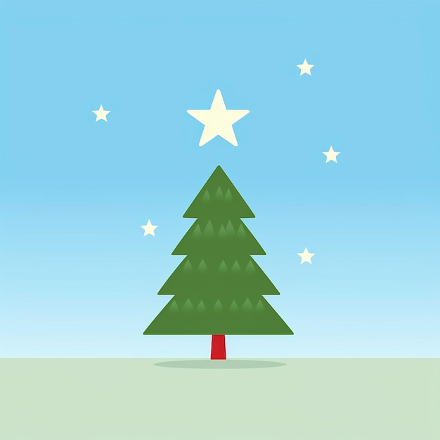 Фото Величественная рождественская елка, украшенная сверкающими украшениями и сияющими огнями