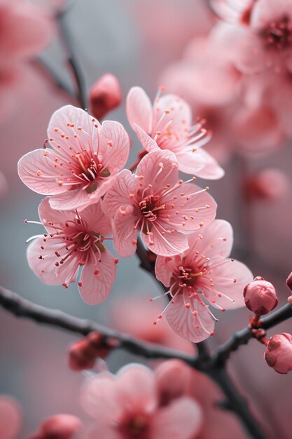 写真 ミニマリスト 桜の花のデザイン