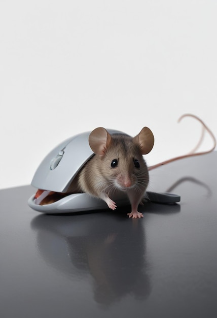 Фото Мышь с мышью на стороне