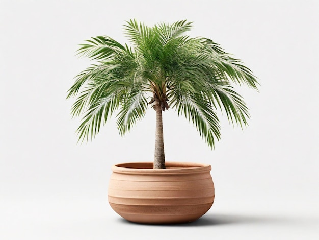 Фото Пальма в горшке с пальмой в ней