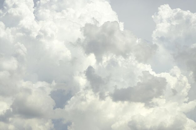 写真 白と青の雲の写真