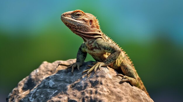 Фото Фотография ящерицы игуаны хамелеона