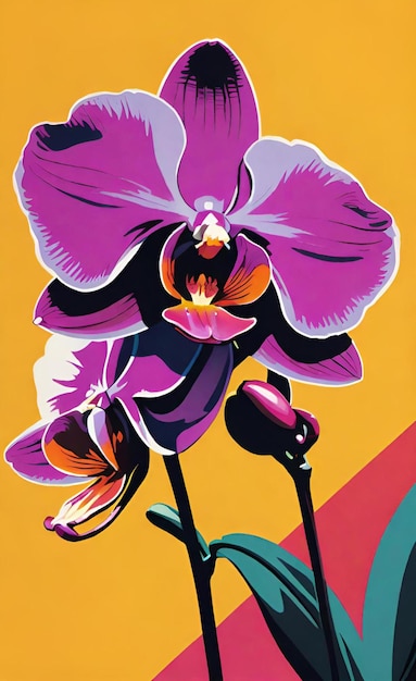 Фото Плакат для цветочного шоу с птицей на нем