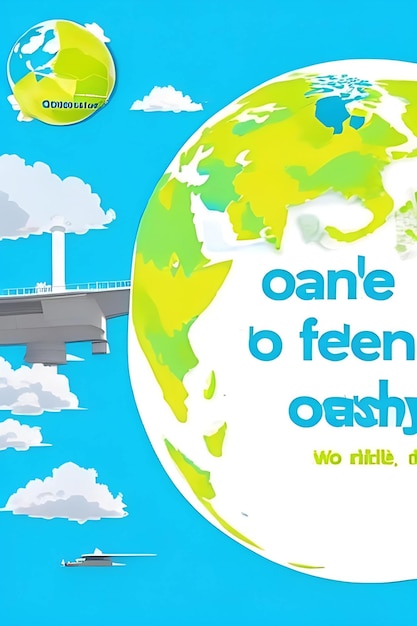 写真 「o'o'on it」と書かれた飛行機のポスター