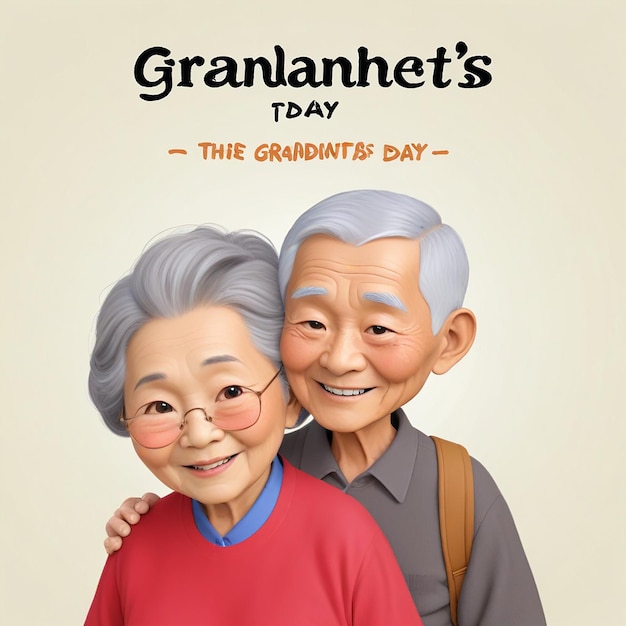 사진 할머니와 할머니의 날의 포스터