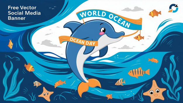 사진 '세계 바다'라는 단어가 새겨진 고래의 포스터