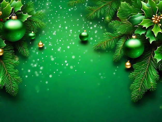 写真 aiによって生成されたハッピー・ニュー・イヤー・バックグラウンドのクリスマス・ツリーの現実的な画像