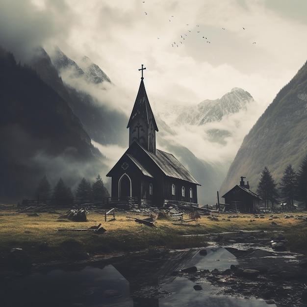 a_realistic_photo_of_a_church