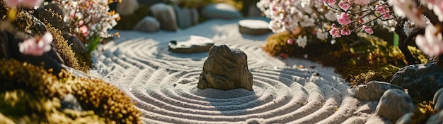 写真 砂の中の岩
