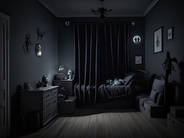 Фото Страшная детская комната с паранормальными явлениями комната страха и ужаса