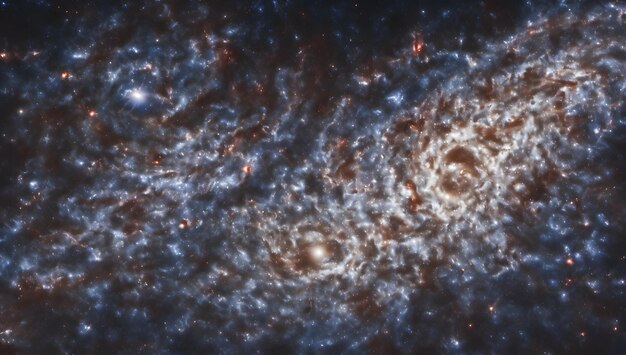 사진 은하계 ai 생성자의 시각적으로 리적 인 이미지의 장면