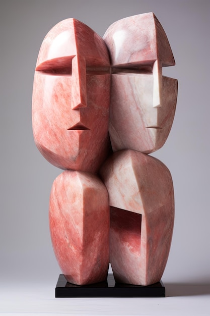 Фото Скульптура мужчины и женщины