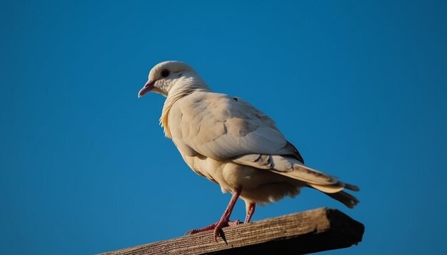 写真 ai が生成した海を望む枝にとまるカモメ