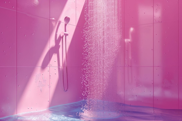 写真 a shower with a water spray