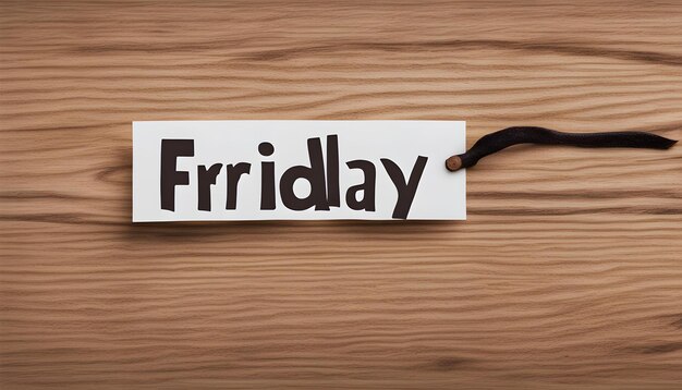 Фото a sign that says friday friday on it