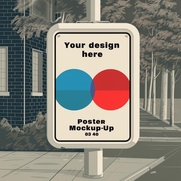 사진 당신의 디자인이 적혀있는 표지판