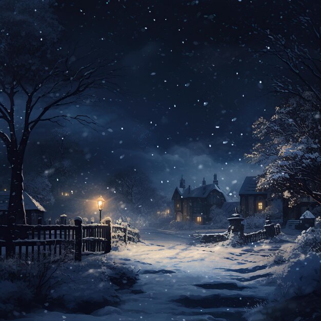 A_Snowing_Background