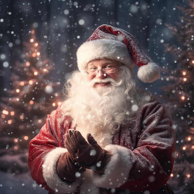 A_snowy_background_with_Santa_Claus_With