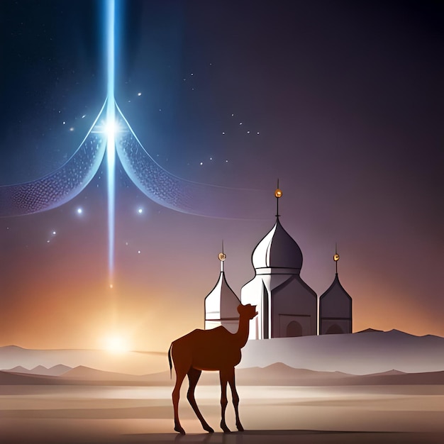 Фото Звезда находится за верблюдом перед звездой, на которой написано «звезда».