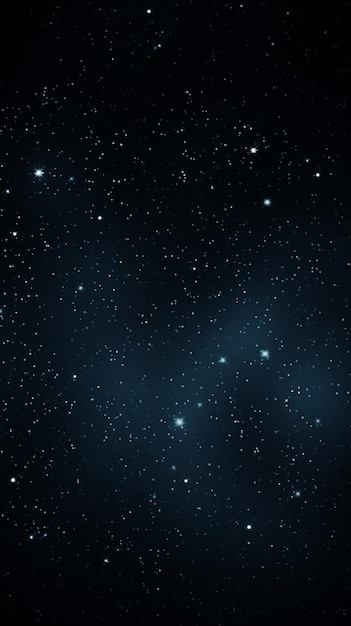 Фото Звездное ночное небо в белом и синем в стиле подробного фона