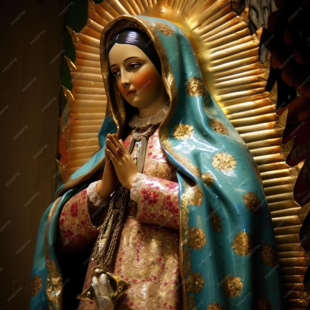 ジェネレーティブ ai 技術で作成された聖母マリア像