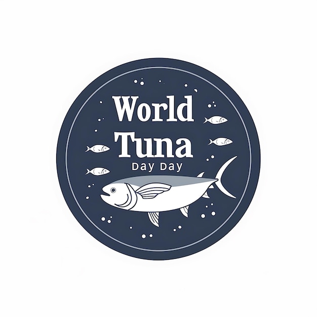 Фото Удивительная векторная графика для празднования всемирного дня тунца примите плоский дизайн для вашего флаера